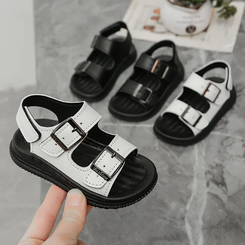 Summer Boys Sandals New Children Beach Shoes Fashion Sports Kids Non Slip Durable Leather Sandals Lightweight Casual Shoes
Summer Boys Sandals New Children Beach Shoes Fashion Sports Kids Non Slip Durable Leather Sandals Lightweight Casual Shoes