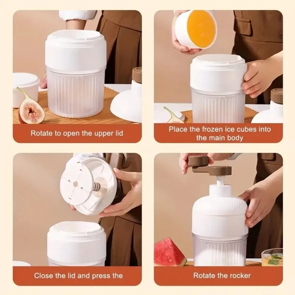 Small Size Portable Ice Crusher Hand-Operated Mini Design Small Hail Machine Kitchen Tool Shaved Ice Breaker Ice Cube Mold
Small Size Portable Ice Crusher Hand-Operated Mini Design Small Hail Machine Kitchen Tool Shaved Ice Breaker Ice Cube Mold