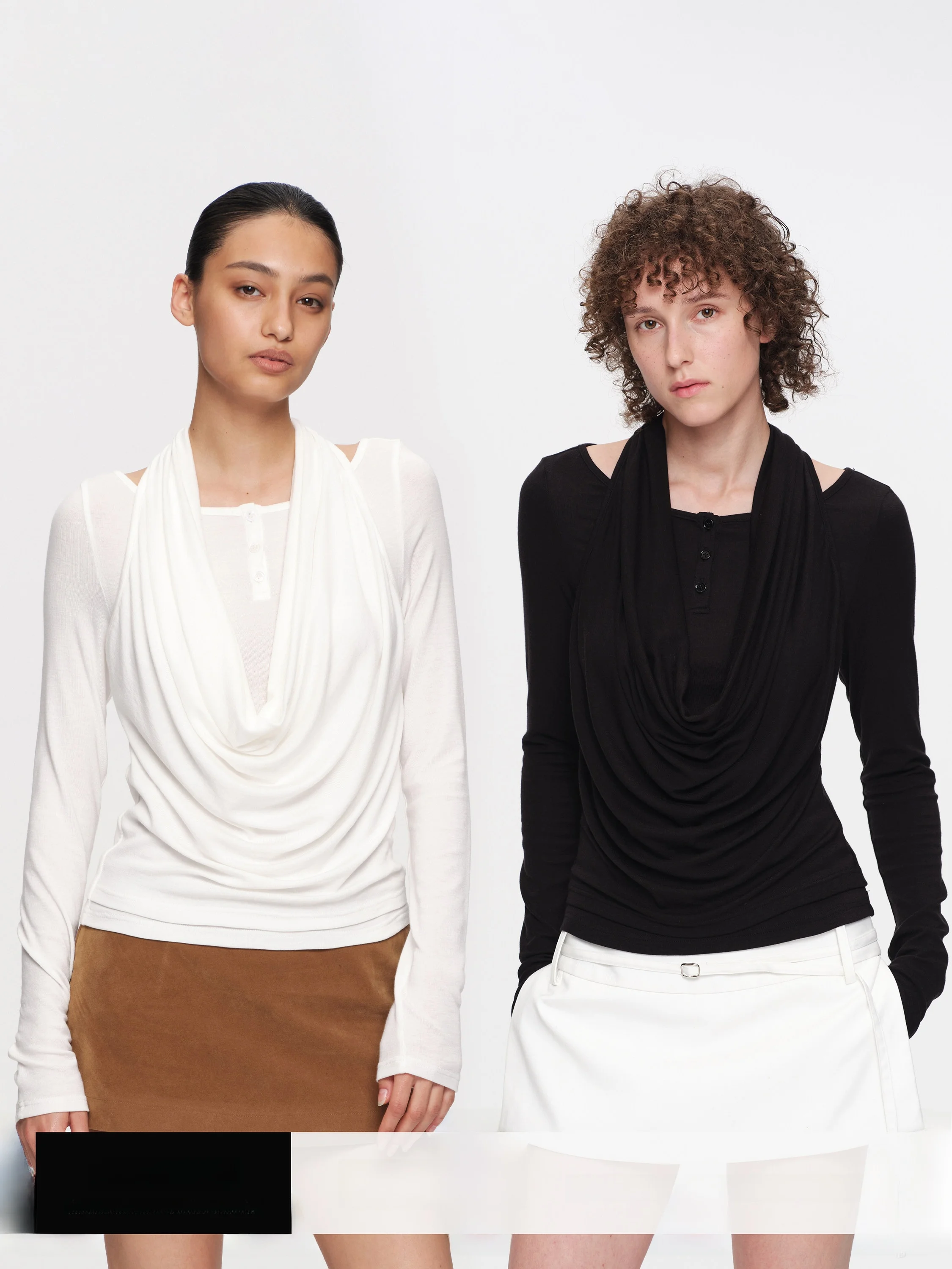 SMIIILE Silk Long Sleeve Neck Hanging T-Shirt Design Sense Spring Layered Top Women's Fashion Comfortable Fit Regular Length
SMIIILE Silk Long Sleeve Neck Hanging T-Shirt Design Sense Spring Layered Top Women's Fashion Comfortable Fit Regular Length