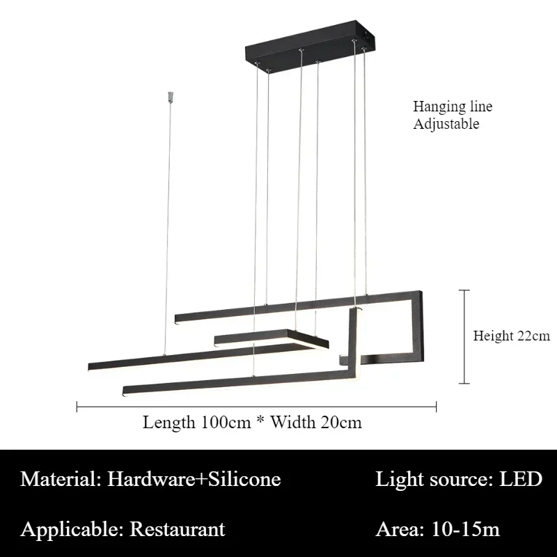 SANDYHA Modern Minimalist Geometric Pendant Light Wrought Iron Chandelier Stylish Lighting Decor for Living Room Dining Table
SANDYHA Modern Minimalist Geometric Pendant Light Wrought Iron Chandelier Stylish Lighting Decor for Living Room Dining Table