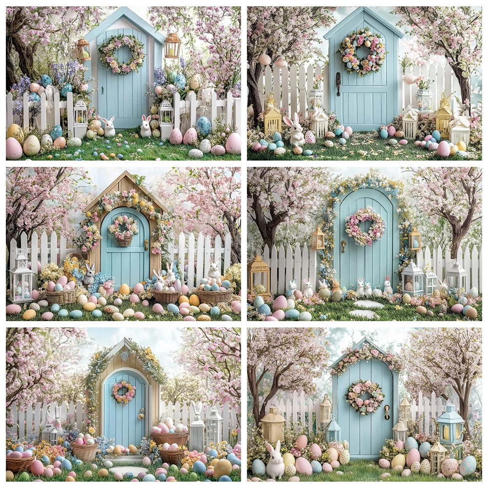 Spring Easter Backdrop Wooden Door Cottage Wreath Flowers Rabbit Eggs Bunny Garden Kids Birthday Party Photography Background
Spring Easter Backdrop Wooden Door Cottage Wreath Flowers Rabbit Eggs Bunny Garden Kids Birthday Party Photography Background