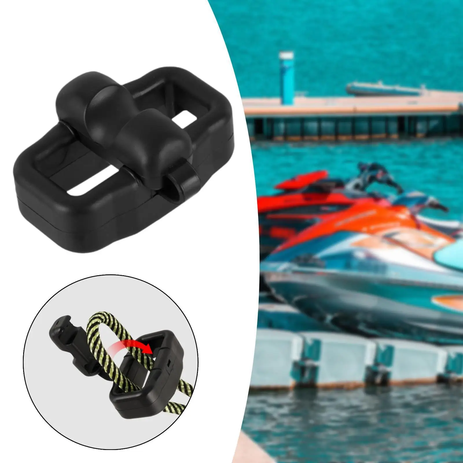 Boat Mooring Snubber Repair Parts Easy Installation Attachment Black Mooring Shock Absorber
Boat Mooring Snubber Repair Parts Easy Installation Attachment Black Mooring Shock Absorber