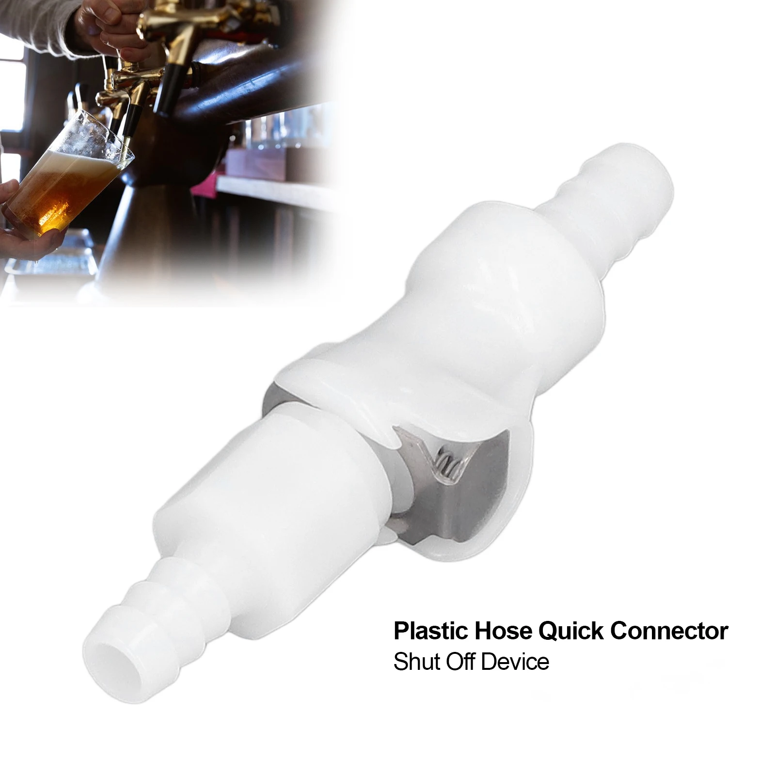 5/16 Hose Barb, Plastic Hose Quick Couplings, Plastic Hose Quick Connector 5/16 Tube with Shut Off Food Grade Plastic Water Line
5/16 Hose Barb, Plastic Hose Quick Couplings, Plastic Hose Quick Connector 5/16 Tube with Shut Off Food Grade Plastic Water Line