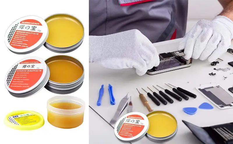 No Clean Flux Paste For Welding Reballing Soldering Welding Flux Solder Paste Safe Ingredients Soldering Tool Soldering flux
No Clean Flux Paste For Welding Reballing Soldering Welding Flux Solder Paste Safe Ingredients Soldering Tool Soldering flux