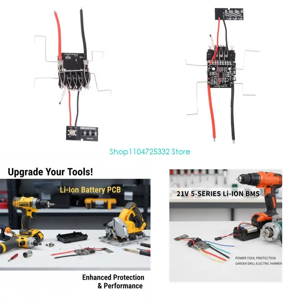 P5EA Multiple Protections 21V PCB Circuit Board Repairing Part Power Tool Accessories for Enhanced Battery Life and Stability
P5EA Multiple Protections 21V PCB Circuit Board Repairing Part Power Tool Accessories for Enhanced Battery Life and Stability