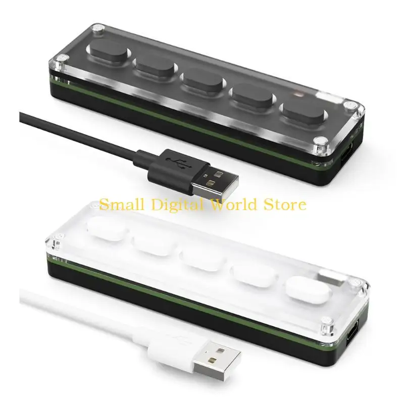 Пользовательская мини-клавиатура 77UB, 5-клавишная макро-кнопка, поддержка программирования Macropad, RGB-клавиатура с горячей
Пользовательская мини-клавиатура 77UB, 5-клавишная макро-кнопка, поддержка программирования Macropad, RGB-клавиатура с горячей