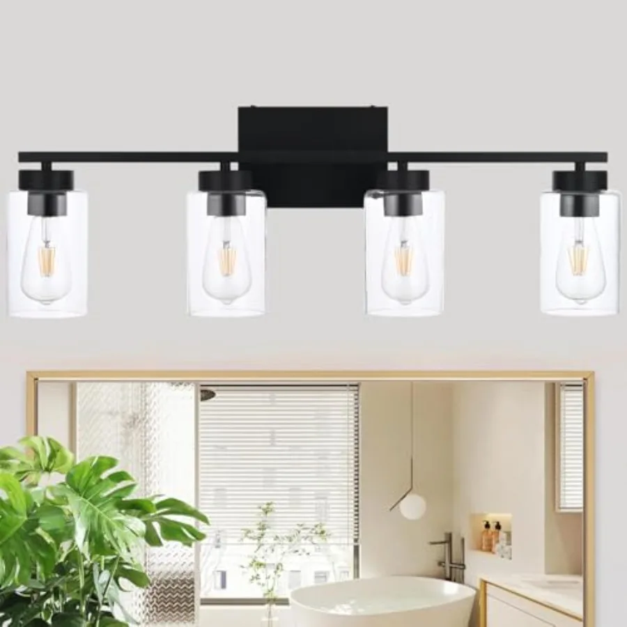 Light Bathroom Vanity Light Fixtures Matte Modern Wall with Clear Glass Shade Vintage Wall Sconce Lighting for Living Room Mirr
Light Bathroom Vanity Light Fixtures Matte Modern Wall with Clear Glass Shade Vintage Wall Sconce Lighting for Living Room Mirr