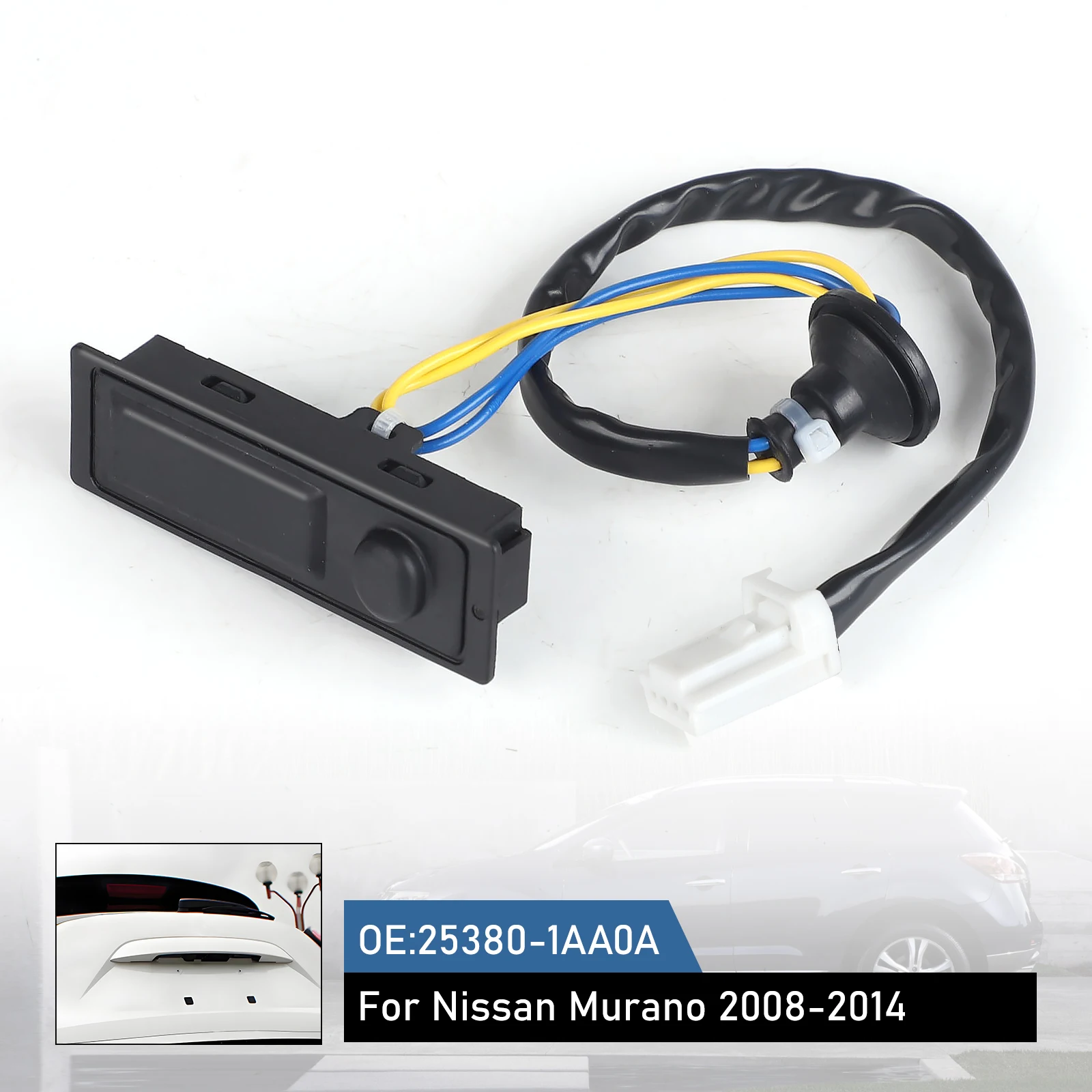 Rear Boot Trunk Tailgate Release Handle Switch Wiring Button Lock Release Switch For Nissan llurano 2009 2010-2017 OE 253801AA0A
Rear Boot Trunk Tailgate Release Handle Switch Wiring Button Lock Release Switch For Nissan llurano 2009 2010-2017 OE 253801AA0A