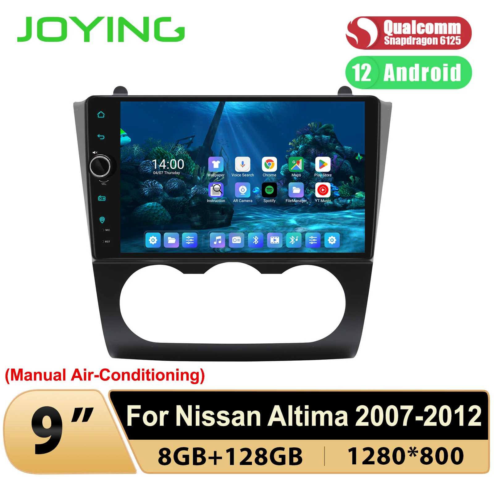 JOYING 9-дюймовый Android 12,0 автомобильный стерео GPS-навигатор мультимедийный плеер для Nissan Altima 2007-2012 с Carplay HDMI
JOYING 9-дюймовый Android 12,0 автомобильный стерео GPS-навигатор мультимедийный плеер для Nissan Altima 2007-2012 с Carplay HDMI