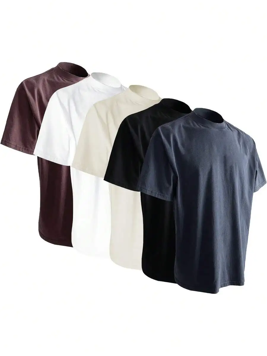 Mens Loose Fit Short Sleeve Cotton T-Shirt, 220g Soft Breathable Fabric, Summer Casual Wear
Mens Loose Fit Short Sleeve Cotton T-Shirt, 220g Soft Breathable Fabric, Summer Casual Wear