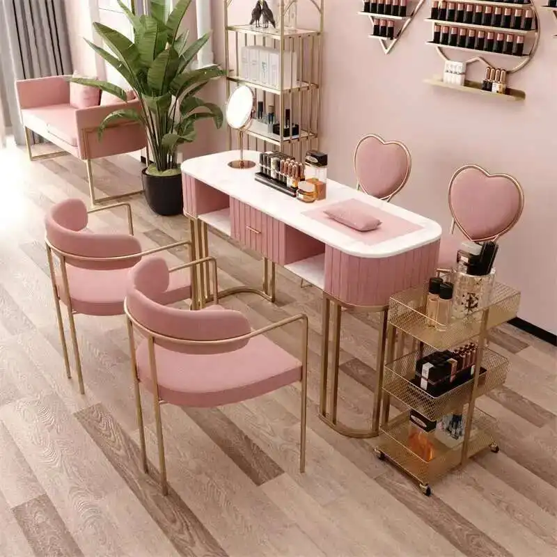 Modern Minimalist Manicure Table and Chair Set Salon Furniture Light Luxury Beauty Salon Nail Tables Household Nail Makeup Table
Modern Minimalist Manicure Table and Chair Set Salon Furniture Light Luxury Beauty Salon Nail Tables Household Nail Makeup Table