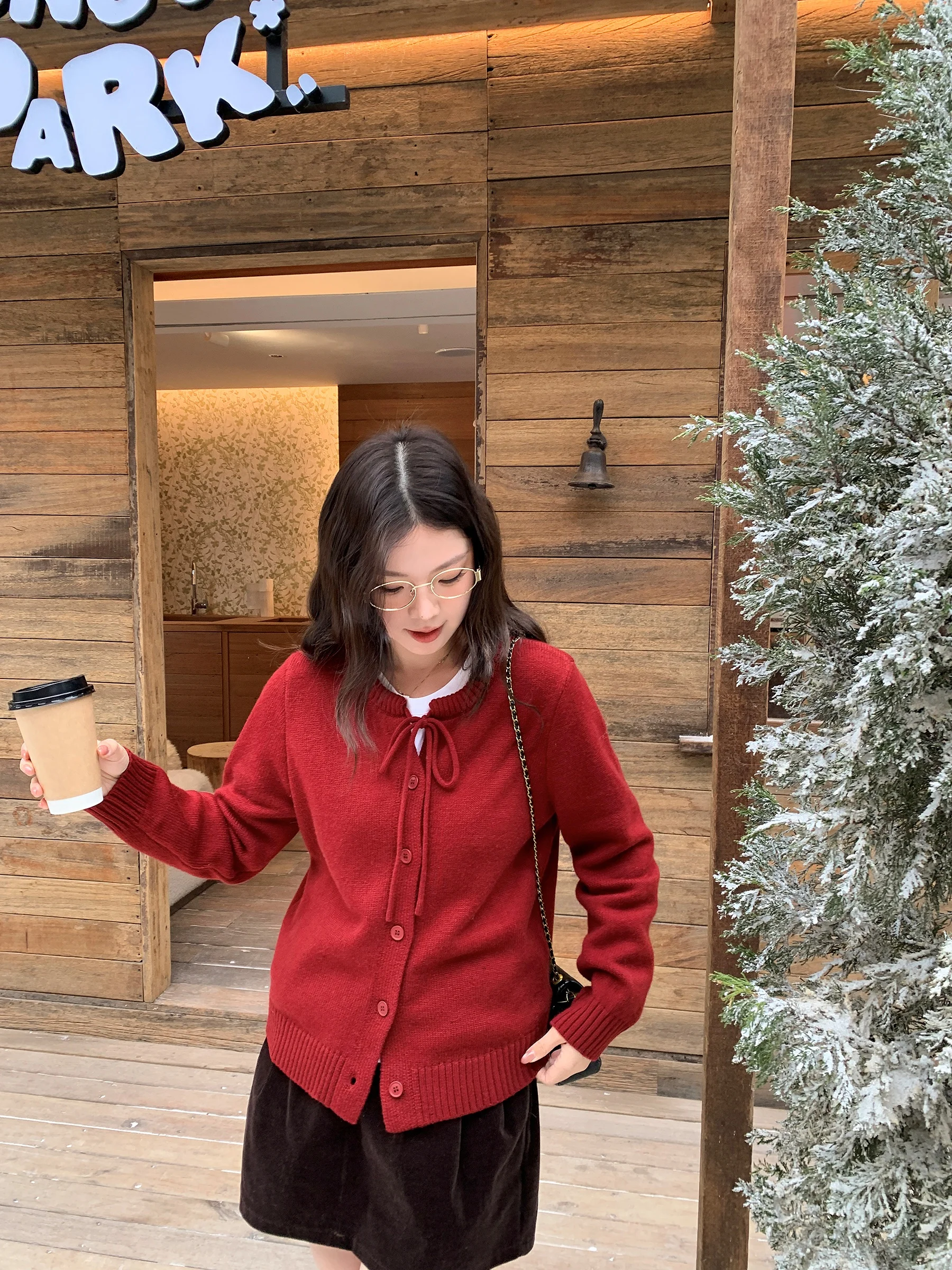 Red Wool Knitted Open Cardigan Women's Spring plus Size Slimming Top Cleanfit Style Polyester Fiber Long Sleeve Pure Color
Red Wool Knitted Open Cardigan Women's Spring plus Size Slimming Top Cleanfit Style Polyester Fiber Long Sleeve Pure Color