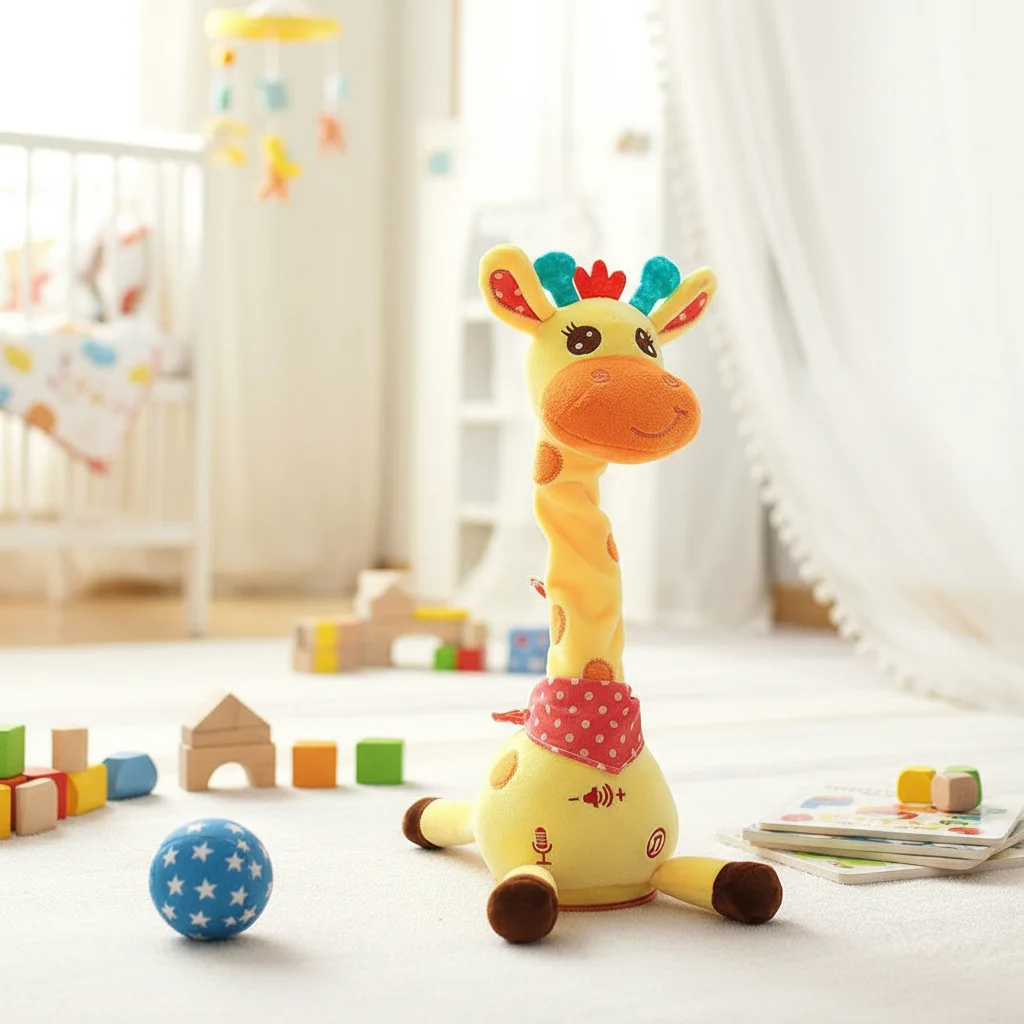 Repeating What You Say Dancing Talking Giraffe Toy Rechargeable Musical Educational Doll with Lights Interactive Baby Gift
Repeating What You Say Dancing Talking Giraffe Toy Rechargeable Musical Educational Doll with Lights Interactive Baby Gift