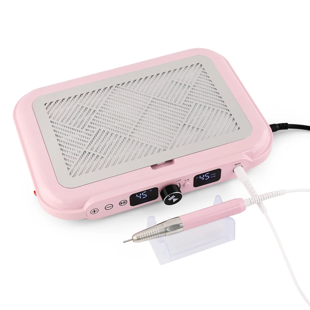 170W 2 Fans Professional Plug in Nails Vacuum Cleaner 4500rpm Strong Suction Nail Dust Collector with Nail Drill Hand Piece
170W 2 Fans Professional Plug in Nails Vacuum Cleaner 4500rpm Strong Suction Nail Dust Collector with Nail Drill Hand Piece