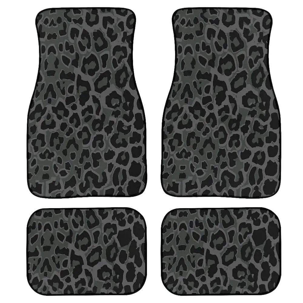 Leopard Print Car Floor Mats Set of 4,Black Grey Green Leopard Skin Wildlife Fur Cheetah Print Vehicle Front Rear Carpets Mat
Leopard Print Car Floor Mats Set of 4,Black Grey Green Leopard Skin Wildlife Fur Cheetah Print Vehicle Front Rear Carpets Mat