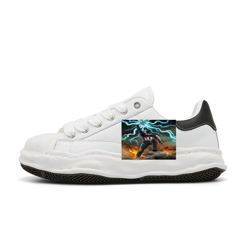 Cap-tain Ameri-ca - Mjolnir retro fashion street sneakers, designed to be retro, stylish, comfortable, and versatile, suitable f
Cap-tain Ameri-ca - Mjolnir retro fashion street sneakers, designed to be retro, stylish, comfortable, and versatile, suitable f