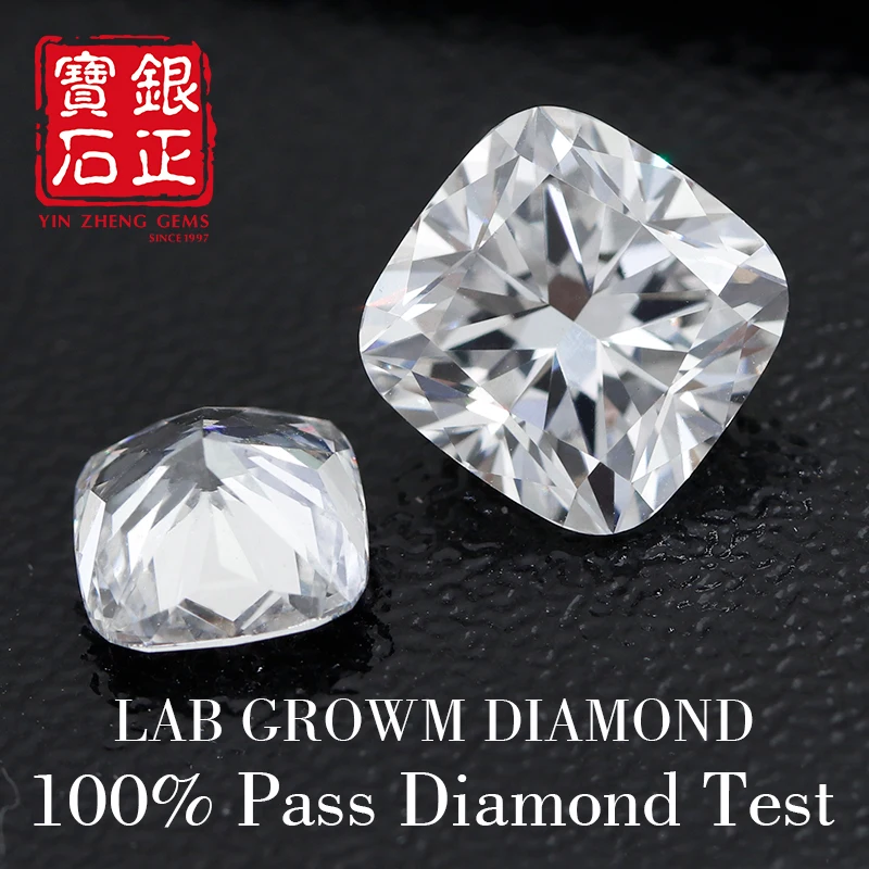 YinZheng CVD Diamond Square Cushion Shape Real Diamonds 1.0-2.0CT Diamant DEF Color VVS2 2EX With IGI Certificate Diamonds
YinZheng CVD Diamond Square Cushion Shape Real Diamonds 1.0-2.0CT Diamant DEF Color VVS2 2EX With IGI Certificate Diamonds