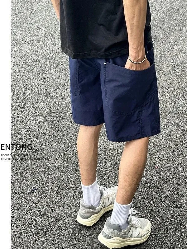 American Style Casual Workwear Shorts Men's Loose Fit Summer New Simple Personality Five-Point Pants Pocket Design Everyday Wear
American Style Casual Workwear Shorts Men's Loose Fit Summer New Simple Personality Five-Point Pants Pocket Design Everyday Wear