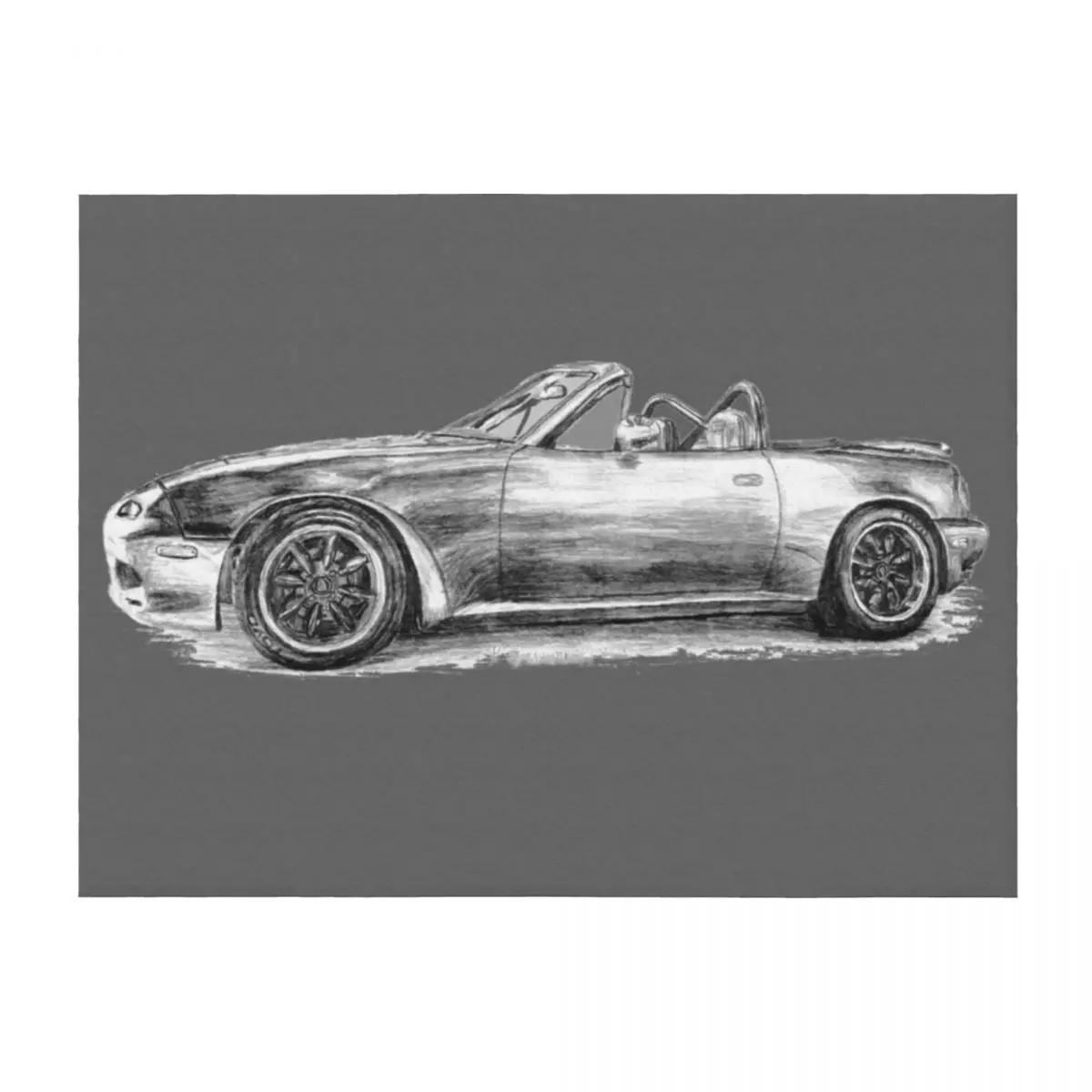Miata MX5 in Pencil drawing Throw Blanket Decorative Throw Stuffeds wednesday Camping Blankets
Miata MX5 in Pencil drawing Throw Blanket Decorative Throw Stuffeds wednesday Camping Blankets