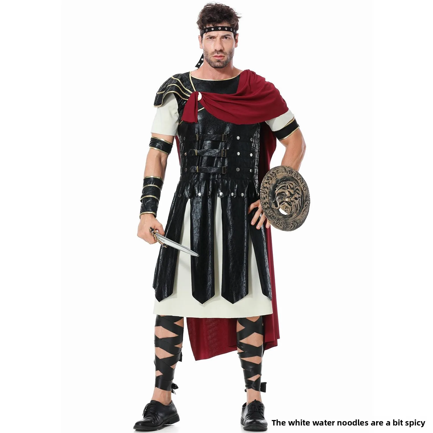 Medieval Roman Spartan Warrior Costume Prince Knight Outfit Halloween Gladiator Uniform Women's Ethnic Stage Costume
Medieval Roman Spartan Warrior Costume Prince Knight Outfit Halloween Gladiator Uniform Women's Ethnic Stage Costume