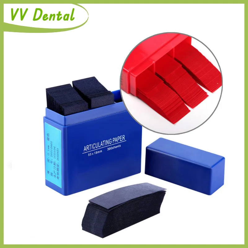 V Dental 300Sheet/Box Articulating Paper Strips for Oral Teeth Whitening Double-sided Blue/Red Dentist Material
V Dental 300Sheet/Box Articulating Paper Strips for Oral Teeth Whitening Double-sided Blue/Red Dentist Material