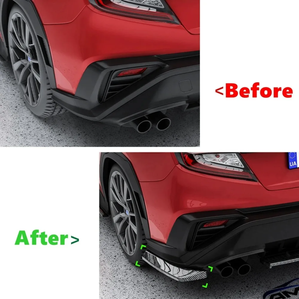 Car Rear Bumper Lip Diffuser Side Spoiler Splitter For Subaru WRX STI VB 2022-2025 Body Kits
Car Rear Bumper Lip Diffuser Side Spoiler Splitter For Subaru WRX STI VB 2022-2025 Body Kits