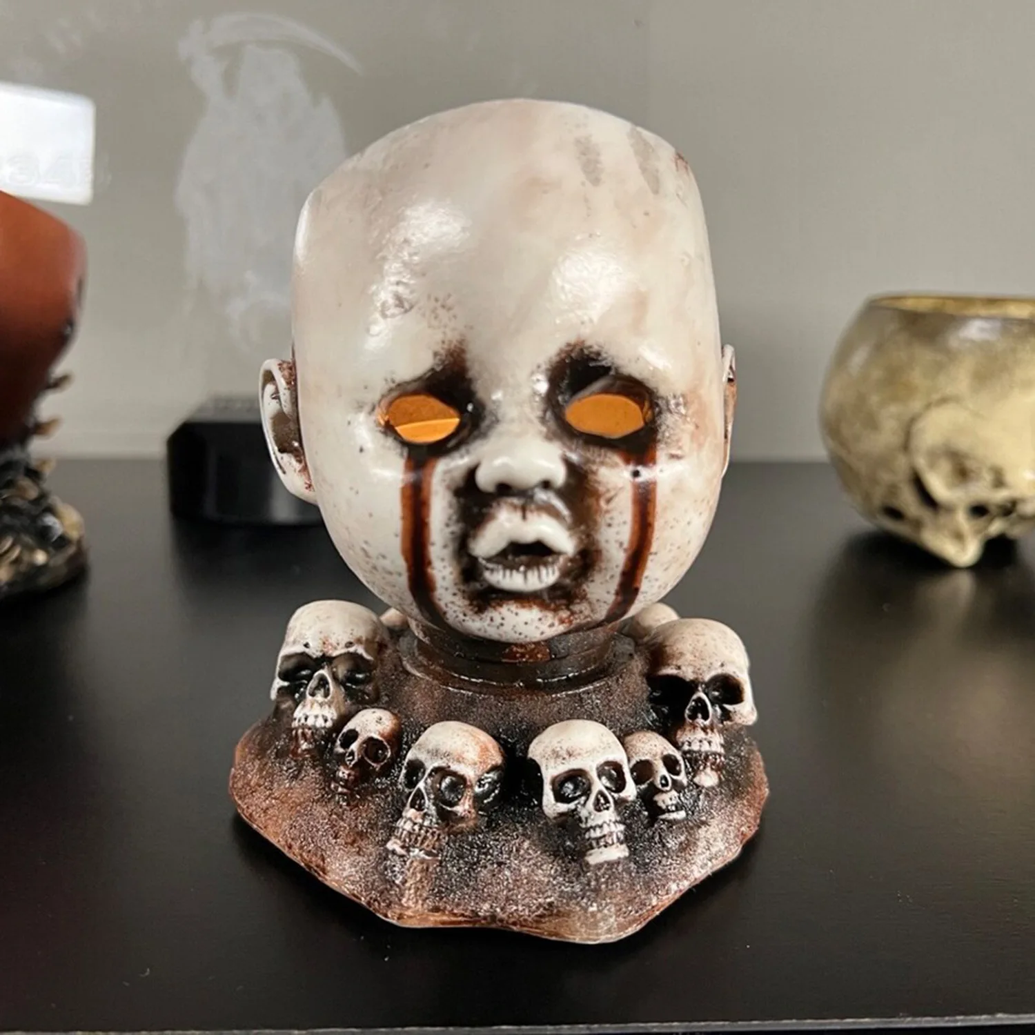 Halloween Decoration Scary Baby Tabletop Statue, Bar Club, Manual Simulation Zombie Doll, Resin Crafts Supplies, New
Halloween Decoration Scary Baby Tabletop Statue, Bar Club, Manual Simulation Zombie Doll, Resin Crafts Supplies, New