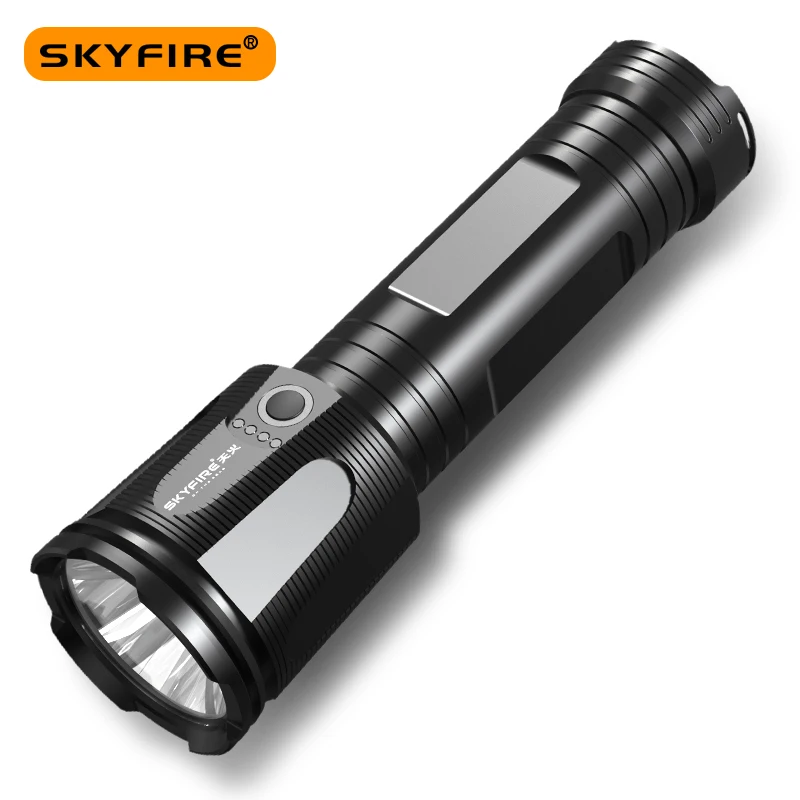 SKYFIRE 2022 Triple Wick Flashlights 20000mAh Battery Type-C USB Rechargeable Outdoor Waterproof Super Brightness SF-655
SKYFIRE 2022 Triple Wick Flashlights 20000mAh Battery Type-C USB Rechargeable Outdoor Waterproof Super Brightness SF-655