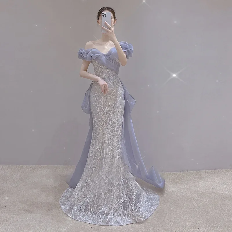 One-oulder Fi-Tail Wedding Dr Engaging High-Quali Engagement Marriage Evening Gown New 2026 Summer Collection
One-oulder Fi-Tail Wedding Dr Engaging High-Quali Engagement Marriage Evening Gown New 2026 Summer Collection