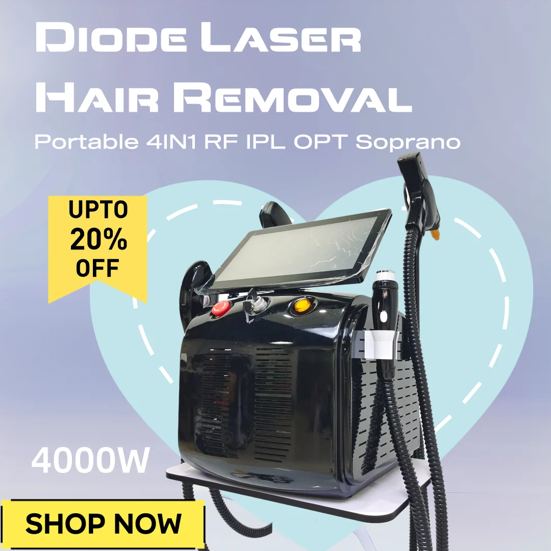 2026 4-в-1 диодный ледяной титановый лазерный аппарат для удаления волос 4000 Вт 755 808 1064 940 нм для удаления волос на теле с 4 вариантами длины волны
2026 4-в-1 диодный ледяной титановый лазерный аппарат для удаления волос 4000 Вт 755 808 1064 940 нм для удаления волос на теле с 4 вариантами длины волны