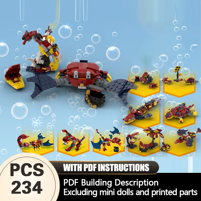 Creators Animal Series Model MOC Building Bricks Upgrade Package Modular Technology Gifts Holiday Assemble Children Toys Suit
Creators Animal Series Model MOC Building Bricks Upgrade Package Modular Technology Gifts Holiday Assemble Children Toys Suit