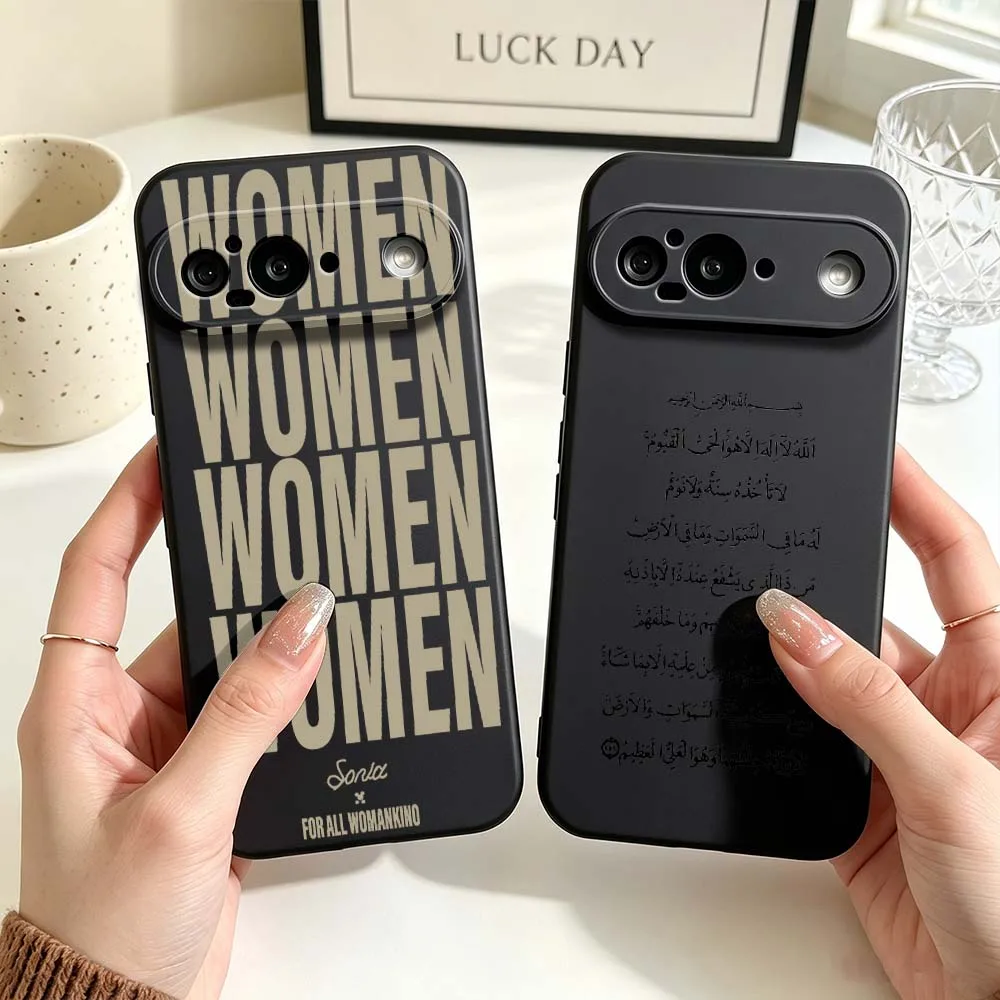 Black White Letter Print Phone Case For Google Pixel 6 6A 7 7A 8 8A 9 10 10A Pro XL 2024 5G Black Soft Silicone Cover
Black White Letter Print Phone Case For Google Pixel 6 6A 7 7A 8 8A 9 10 10A Pro XL 2024 5G Black Soft Silicone Cover
