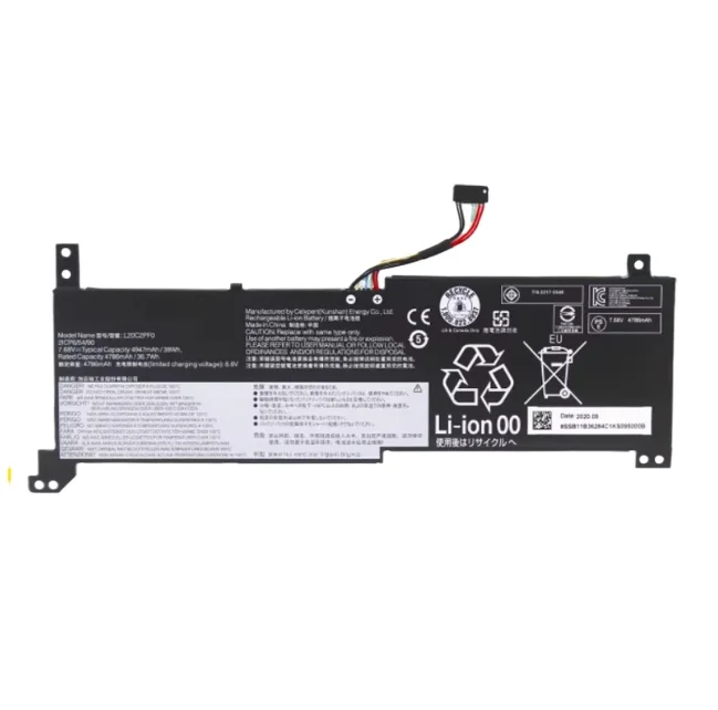 L20C2PF0 for Lenovo L20C3PF0 L20M3PF0 L21D3PF0 L21M3PF1 Laptop Battery 4500mAh
L20C2PF0 for Lenovo L20C3PF0 L20M3PF0 L21D3PF0 L21M3PF1 Laptop Battery 4500mAh