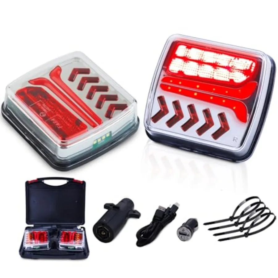 Wireless Trailer Lights Magnetic Ip67 Waterproof Brake Tail Light Kit Portable Cordless Car Led Turn Signal Taillights Rear Lig
Wireless Trailer Lights Magnetic Ip67 Waterproof Brake Tail Light Kit Portable Cordless Car Led Turn Signal Taillights Rear Lig