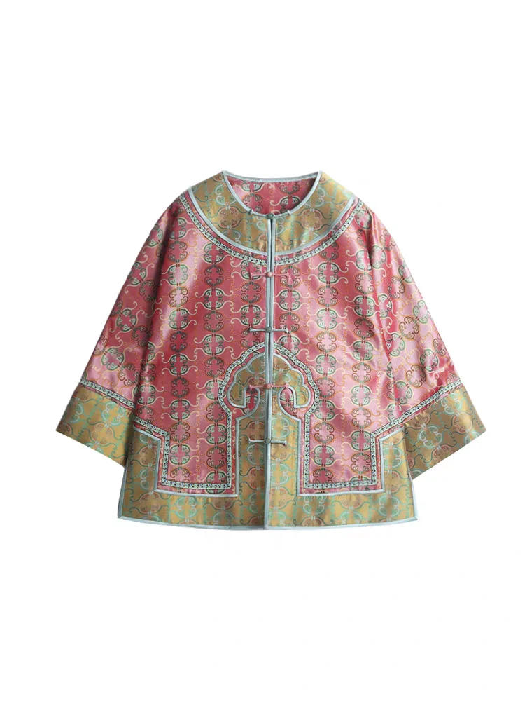Chinese style silk embroidery high-end coat The new Hanfu style is comfortable, soft, breathable and luxurious outerwear
Chinese style silk embroidery high-end coat The new Hanfu style is comfortable, soft, breathable and luxurious outerwear