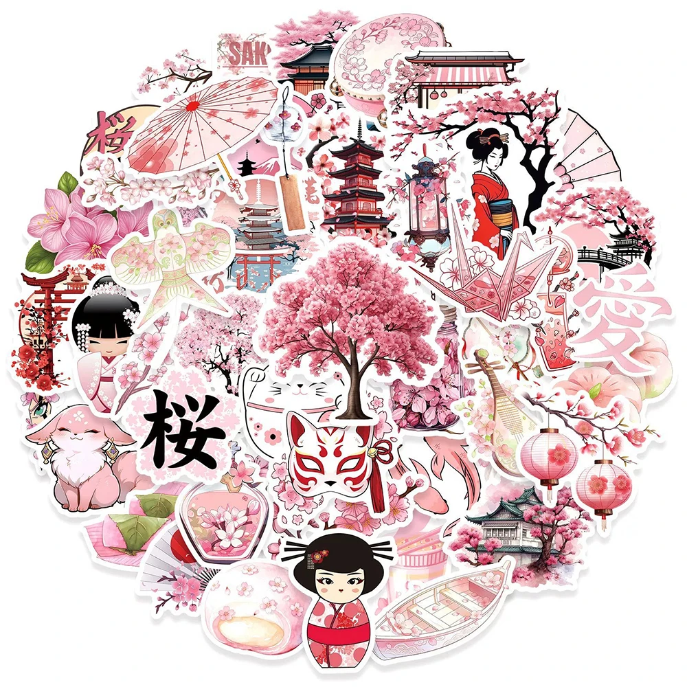 10/30/50pcs Pink Japan Sakura Aesthetic Graffiti Stickers Cute Decals DIY Suitcase Motorcycle Helmet Cartoon Waterproof Sticker
10/30/50pcs Pink Japan Sakura Aesthetic Graffiti Stickers Cute Decals DIY Suitcase Motorcycle Helmet Cartoon Waterproof Sticker