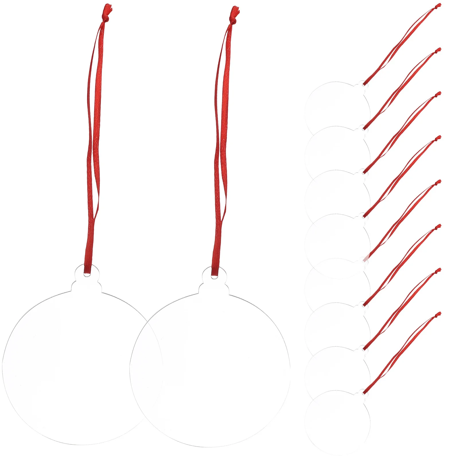 10Pcs Christmas Tree Clear Hanging Ornaments Acrylic Blank Sublimation Pendants Heat Transfer DIY Xmas Decor Clear Ornaments
10Pcs Christmas Tree Clear Hanging Ornaments Acrylic Blank Sublimation Pendants Heat Transfer DIY Xmas Decor Clear Ornaments