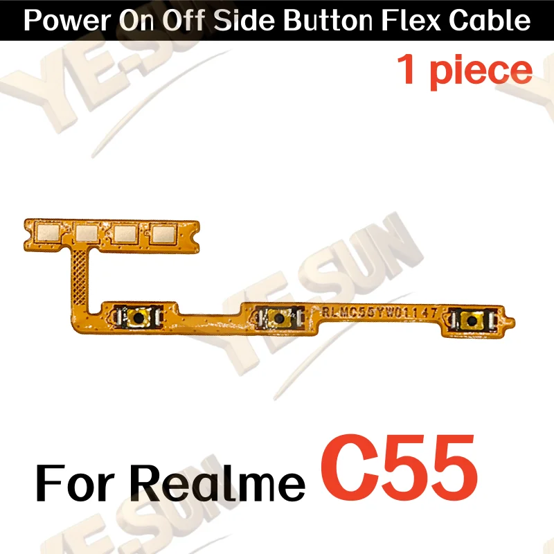 Power Volume Buttons For Realme C11 C20 C21Y C31 C35 C51 C53 C55 C61 C63 C65 C67 ON OFF Side Power Volume Button Keys Flex Cable
Power Volume Buttons For Realme C11 C20 C21Y C31 C35 C51 C53 C55 C61 C63 C65 C67 ON OFF Side Power Volume Button Keys Flex Cable