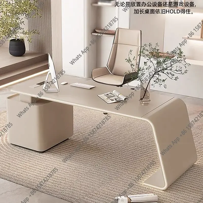 M5 Cream Style High-end Boss Table Paint Desk Fashion Practical Designer
M5 Cream Style High-end Boss Table Paint Desk Fashion Practical Designer