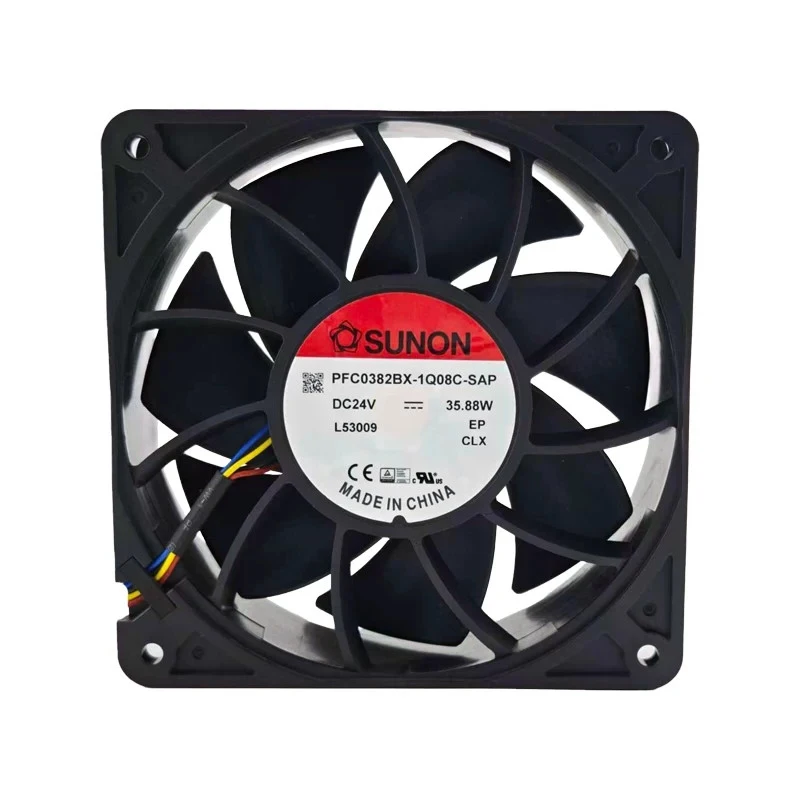 HTS...1 piece SUNON PFC0382BX-1Q08C-SAP 24VDC 35.88W 4-wire cooling fan 12038 12CM
HTS...1 piece SUNON PFC0382BX-1Q08C-SAP 24VDC 35.88W 4-wire cooling fan 12038 12CM