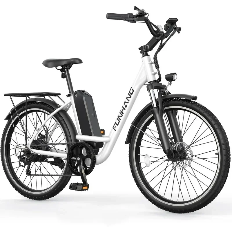 Funhang Electric Bike for Adults, 26" City Cruiser Ebike with 1000W Peak Motor,21.7MPH 50 Miles Commuter Adult Electric Bicycles
Funhang Electric Bike for Adults, 26" City Cruiser Ebike with 1000W Peak Motor,21.7MPH 50 Miles Commuter Adult Electric Bicycles