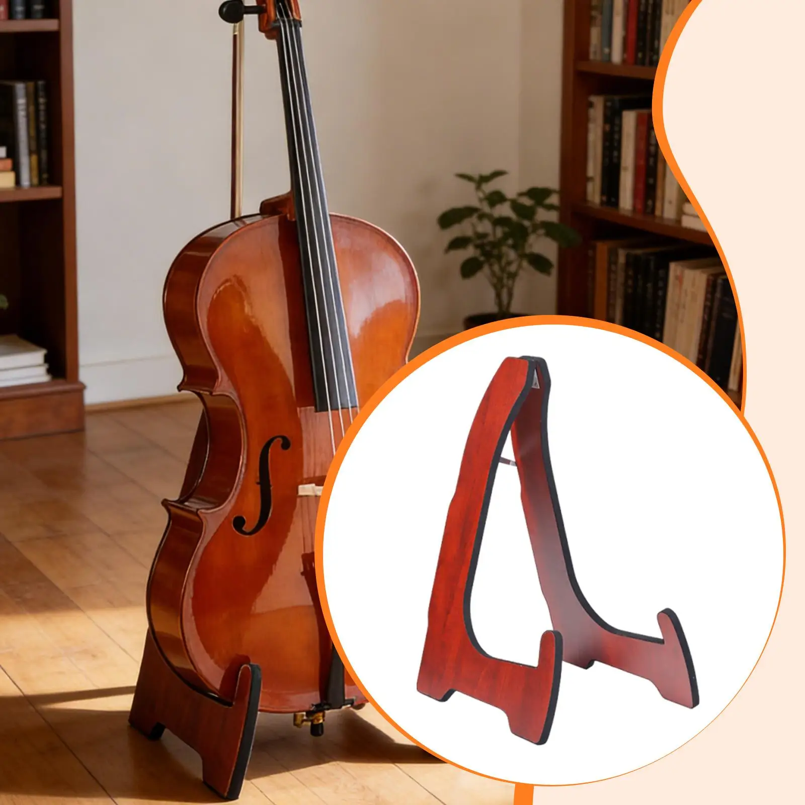 Деревянная подставка для виолончели, универсальная устойчивая складная напольная подставка, держатель для струнных инструментов, держатель для виолончели в рамке для 3/4 4/4
Деревянная подставка для виолончели, универсальная устойчивая складная напольная подставка, держатель для струнных инструментов, держатель для виолончели в рамке для 3/4 4/4