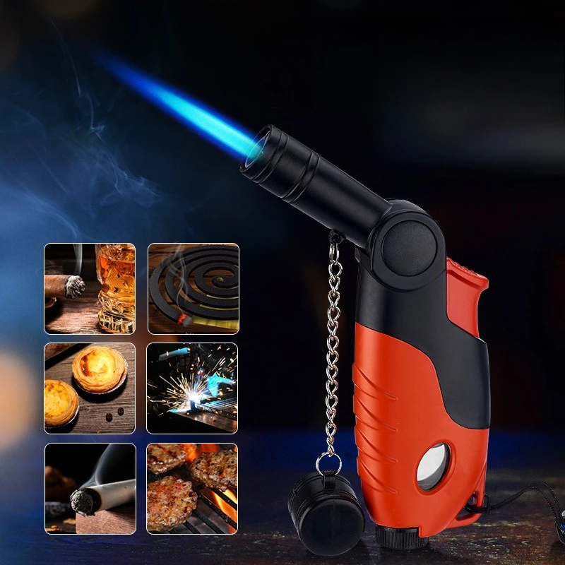 The Latest Personalized Elbow Straight-pull Dual-purpose Lighter Mini Spray Gun Windproof Outdoor Barbecue Cigarette Lighter
The Latest Personalized Elbow Straight-pull Dual-purpose Lighter Mini Spray Gun Windproof Outdoor Barbecue Cigarette Lighter