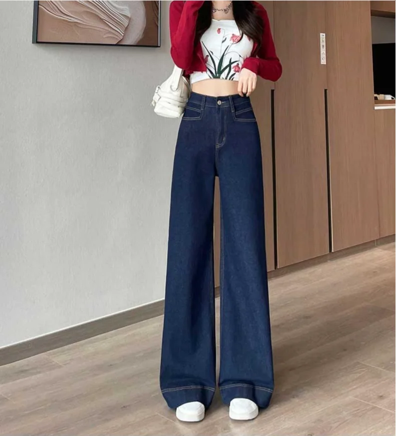new spring summer fashion casual plus size brand female women girls stretch wide leg jeans
new spring summer fashion casual plus size brand female women girls stretch wide leg jeans