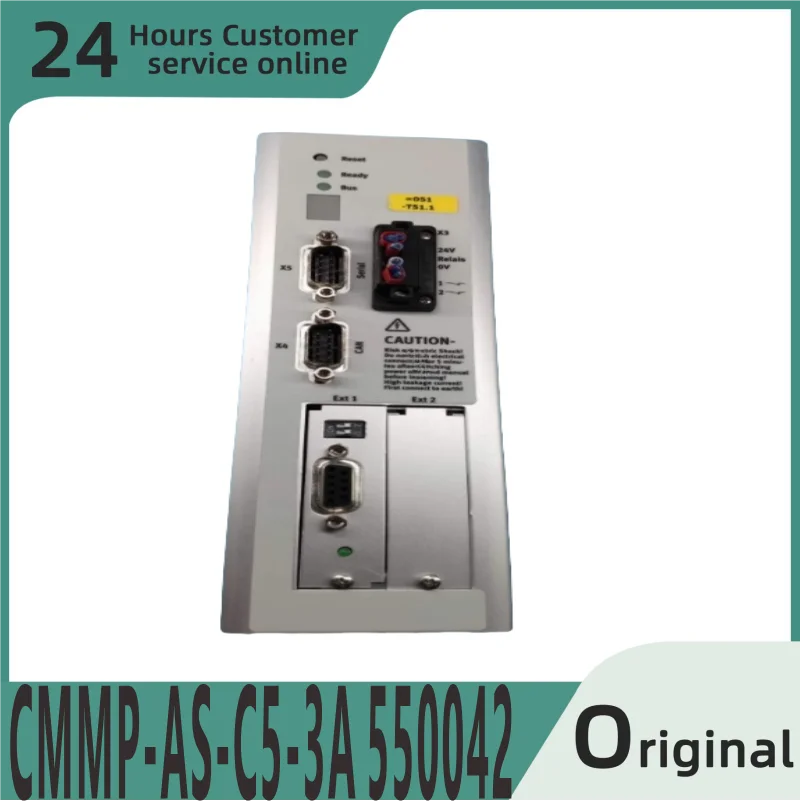 Совершенно новый оригинальный контроллер двигателя CMMP-AS-C5-3A 550042. 
Совершенно новый оригинальный контроллер двигателя CMMP-AS-C5-3A 550042.