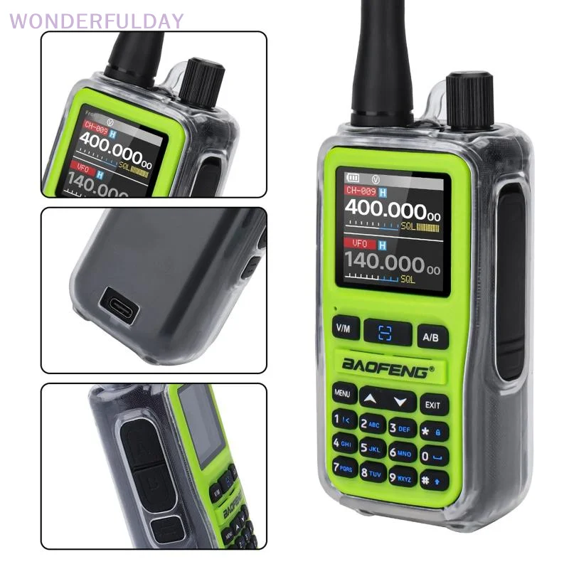 New UV5RMINI Transparent Walkie Talkie Protector High Quality Silicone Drop Protection Dustproof Only For UV-5R Mini Radio
New UV5RMINI Transparent Walkie Talkie Protector High Quality Silicone Drop Protection Dustproof Only For UV-5R Mini Radio