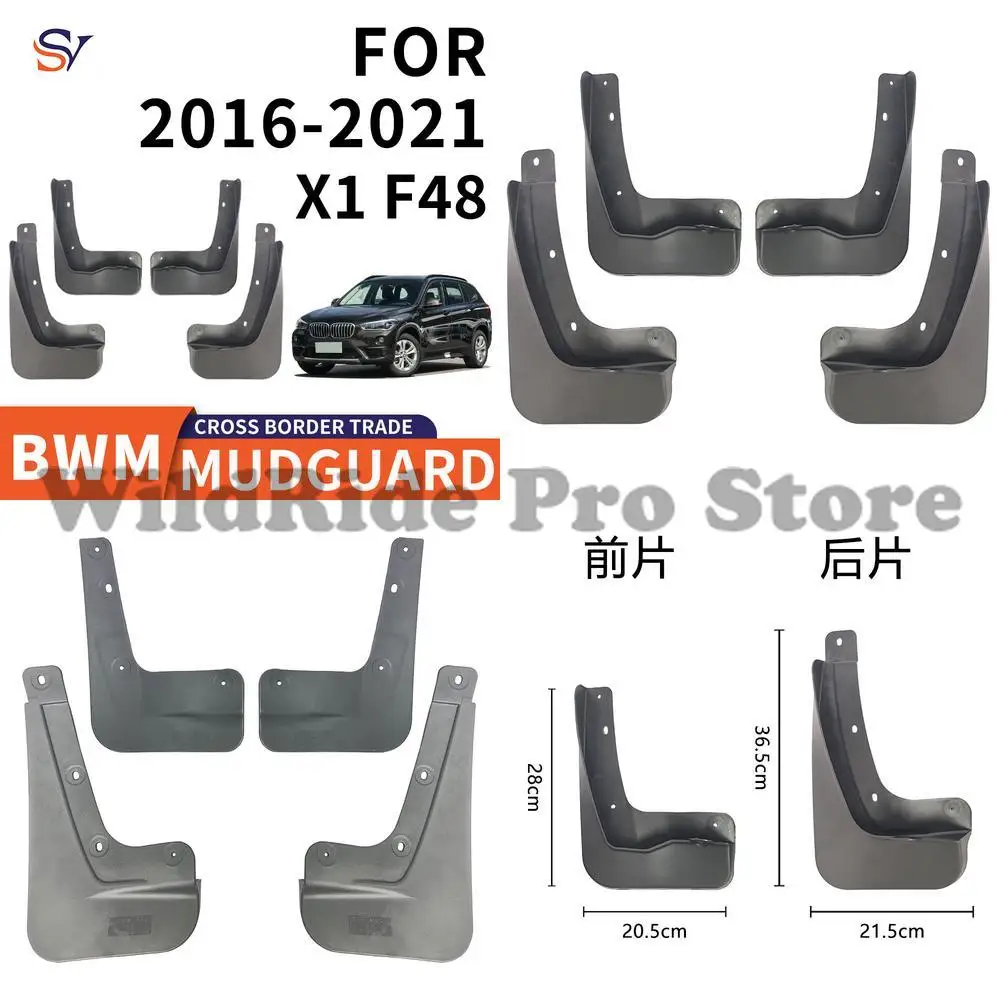 Передние и задние брызговики для BMW X1 F48 2016-2021, резиновый материал TPE, крыло колеса, простая установка, защита для экспортного креста
Передние и задние брызговики для BMW X1 F48 2016-2021, резиновый материал TPE, крыло колеса, простая установка, защита для экспортного креста