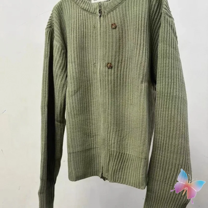 Green Knit OUR LEGACY Zipper Cardigan Fashion Streetwear Unisex Button Decoration Sweaters Jacket Men Women Casual Loose Tops
Green Knit OUR LEGACY Zipper Cardigan Fashion Streetwear Unisex Button Decoration Sweaters Jacket Men Women Casual Loose Tops