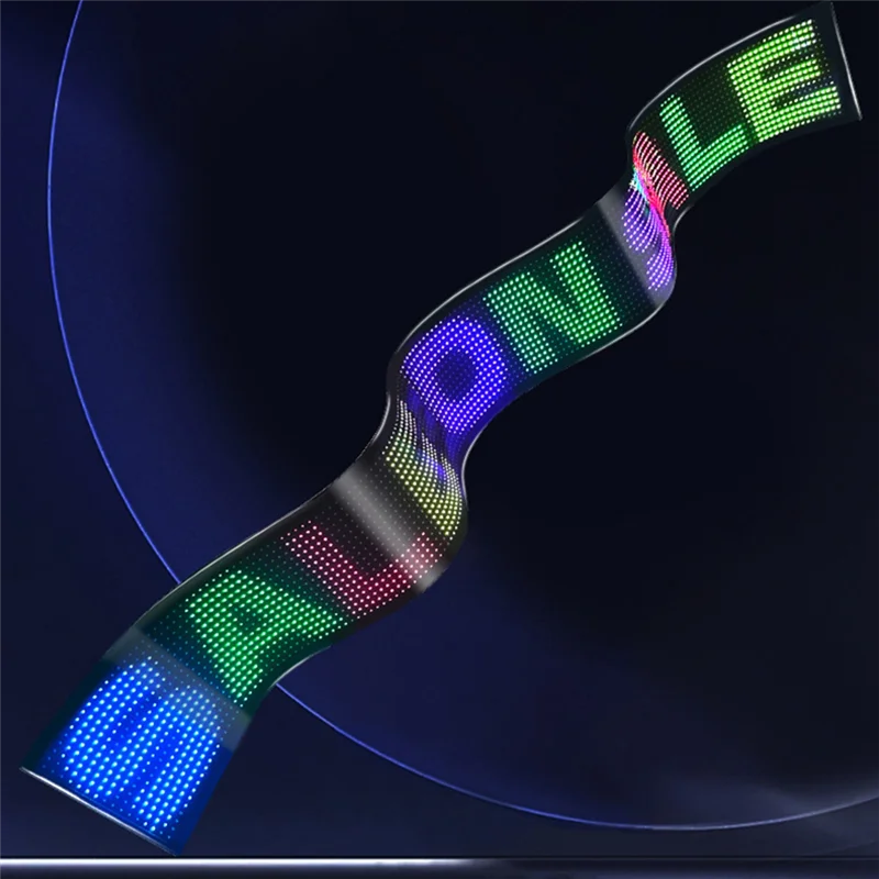 RGB светодиодный матричный пиксельный экран, водонепроницаемый DIY программируемый гибкий экран, управление через приложение Bluetooth для автомобильного магазина, бара
RGB светодиодный матричный пиксельный экран, водонепроницаемый DIY программируемый гибкий экран, управление через приложение Bluetooth для автомобильного магазина, бара