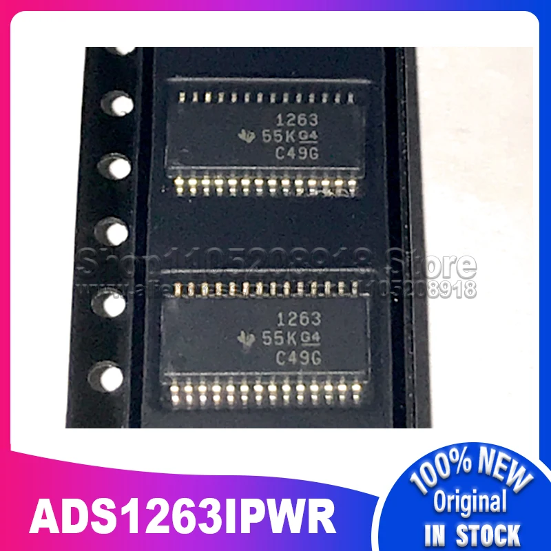 5 шт./лот ADS1263IPWR ADS1263IPW ADS1263 1263 TSSOP28 100% новый спотовый запас
5 шт./лот ADS1263IPWR ADS1263IPW ADS1263 1263 TSSOP28 100% новый спотовый запас